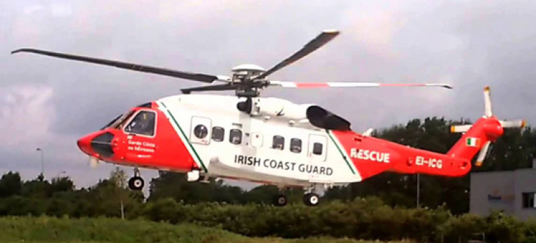 File image of the Sligo-based Irish Coast Guard helicopter Rescue 118