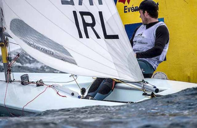 Finn Lynch has conquered the light winds in Hyeres to lie 13h overall