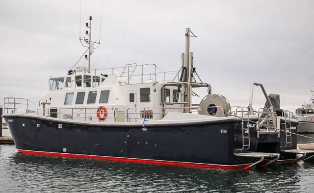 New Hydrographic Survey Catamaran Arrives In Dun Laoghaire Harbour - new arrival in dun laoghaire this hydrographic survey catamaran is capable of operating offshore for