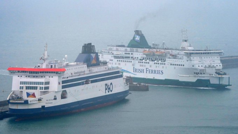 UK transport secretary proposes new law to ensure minimum wage for ferry crews. The cheaper labour model operated by Irish Ferries has allowed it to gain a competitive advantage over P&amp;O on the English Channel (Dover-Calais) route. AFLOAT adds above is the Irish operator&#039;s Isle of Innisfree entering Dover where berthed P&amp;O&#039;s Pride of Canterbury, noting a twin also in port, Pride of Kent according to Sky News today, has become the second ferry to be detained by the MCA following failures after an inspection was held. 