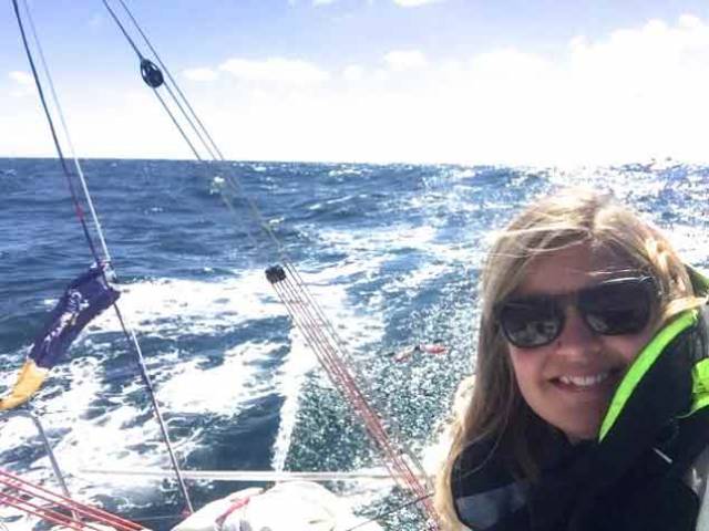The sailing dream realised for Westport’s Joan Mulloy. But now she reckons she has to give her sailing talent a real racing edge, and in January she’ll be doing an intensive offshore racing and training course with the legendary Tanguy Leglatin at Lorient in South Brittany.