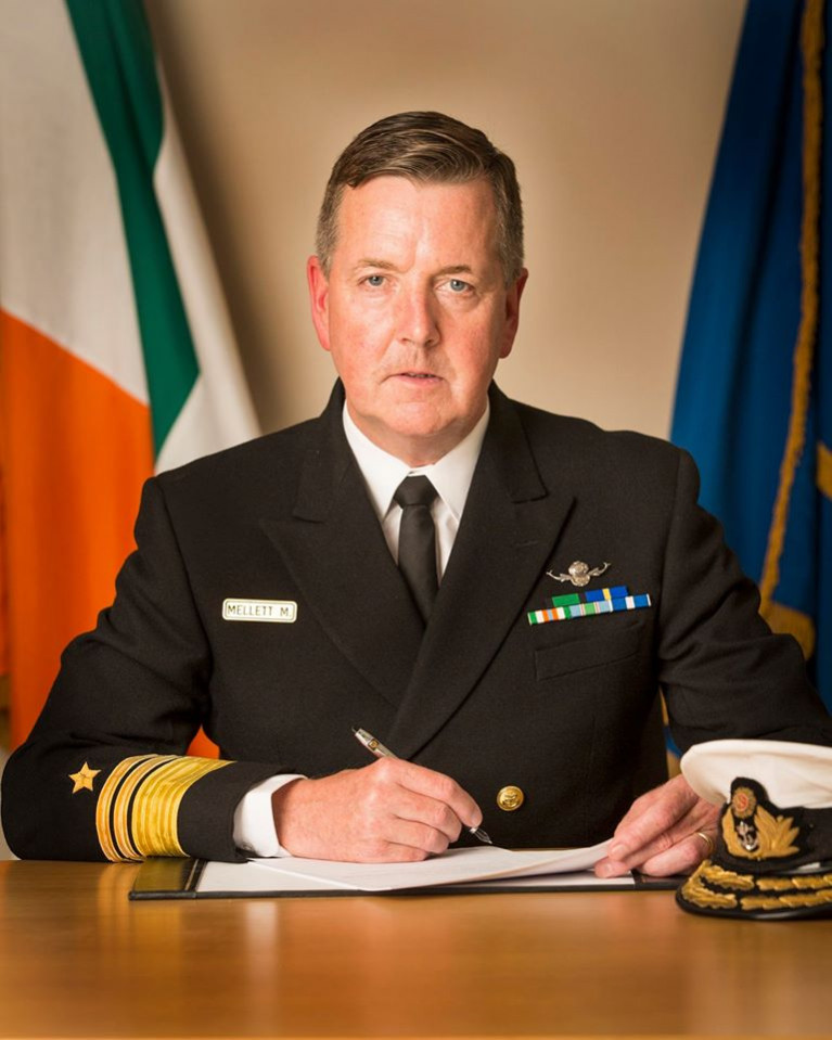 Vice Admiral Mark Mellett DSM, Chief of Staff of Irish Defence Forces who on this St. Patrick&#039;s Day refers to the words of Seamus Heaney to rally the nation in these unprecedented times