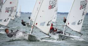 A total of 8 races are scheduled in the Laser 4.7 rig on Dublin Bay
