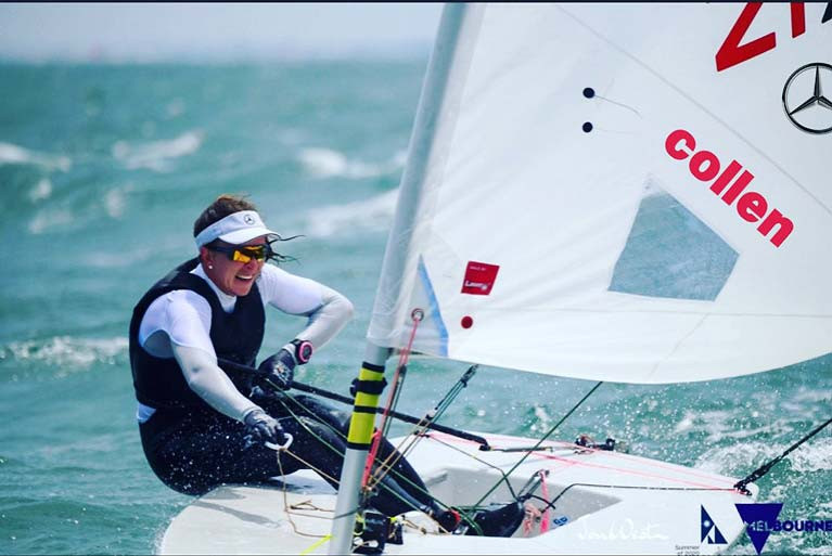 2016 Olympic silver medalist Annalise Murphy is one of four Irish sailors seeking Olympic nomination in the Laser Radial class