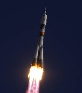 A Soyuz rocket much like this one is set to launch next week with a flight path that takes it over the Irish EEZ