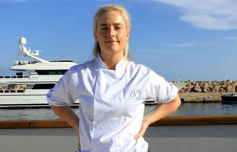 Yacht Chef Rachel O&#039;Leary