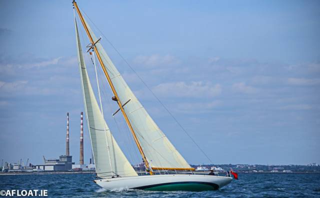A vintage yacht sailing on Dublin Bay - traditional techniques should not be forgotten says Tom MacSweeney