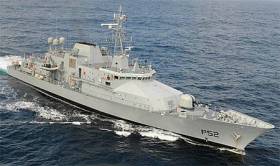 The Irish Naval Service OPV LÉ Niamh which between October and December last directly rescued 613 people and helped other ships to rescue 107 more
