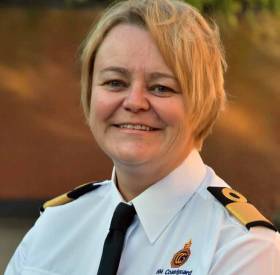 The new Head of Maritime Operations, Julie-Anne Wood