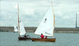 International12s race in Dun Laoghaire Harbour
