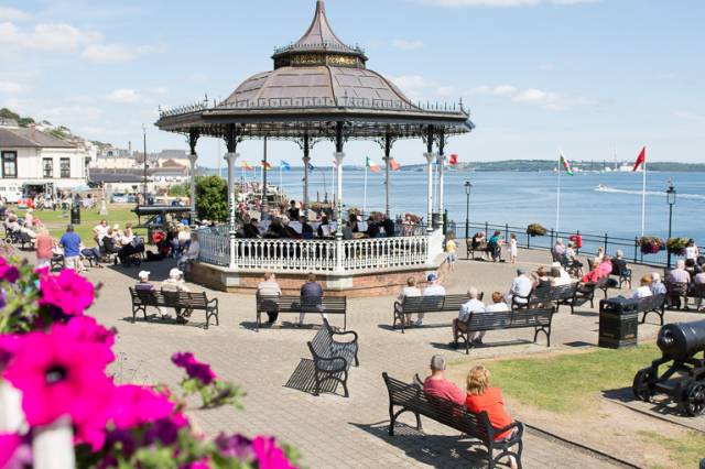 The Cork Light Orchestra performing at the seafront in Cobh, Cork Harbour. Scroll down for a gallery of images