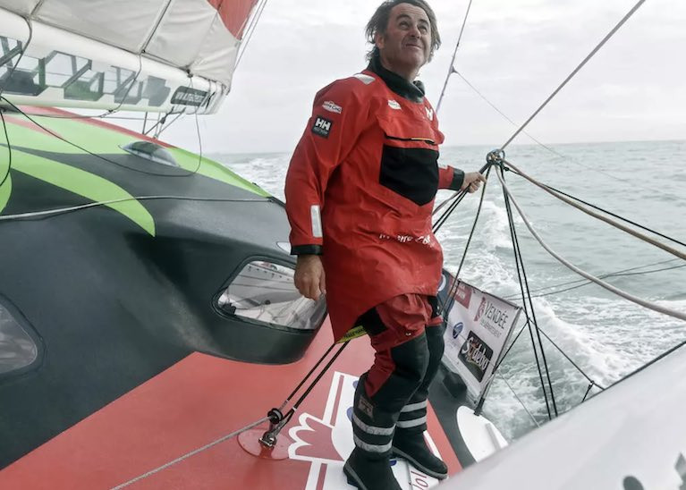French skipper Yannick Bestaven 