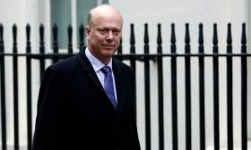UK Transport Secretary Chris Grayling arrives for the weekly cabinet meeting. Downing Street said the prime minister had full confidence in the transport secretary. As for Jacob Rees-Mogg, a leading pro-Brexit Tory MP, suggested Arklow (Shipping) might have ended support (for Seaborne Freight) after political pressure in Ireland.