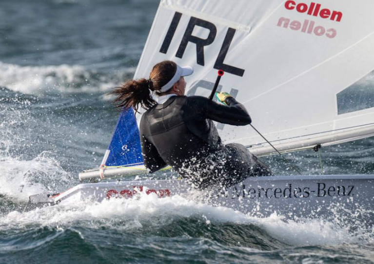 Annalise Murphy made the most of the strong winds in Melbourne to claim victory in race 3