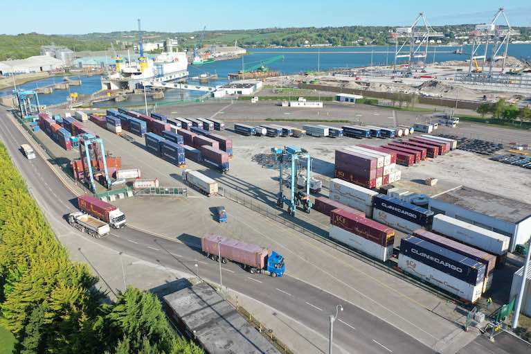  CLdN Freight Compound at Ringaskiddy in the Port of Cork