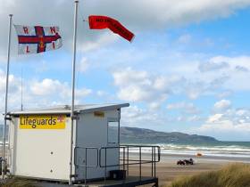 RNLI beach lifeguard unit on Benone Strand has been vandalised again