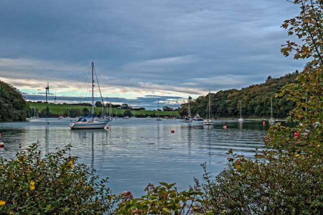 Cruising in Cork Harbour. A view of Drake's Pool near Crosshaven