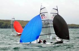 RS400s racing off Schull in West Cork