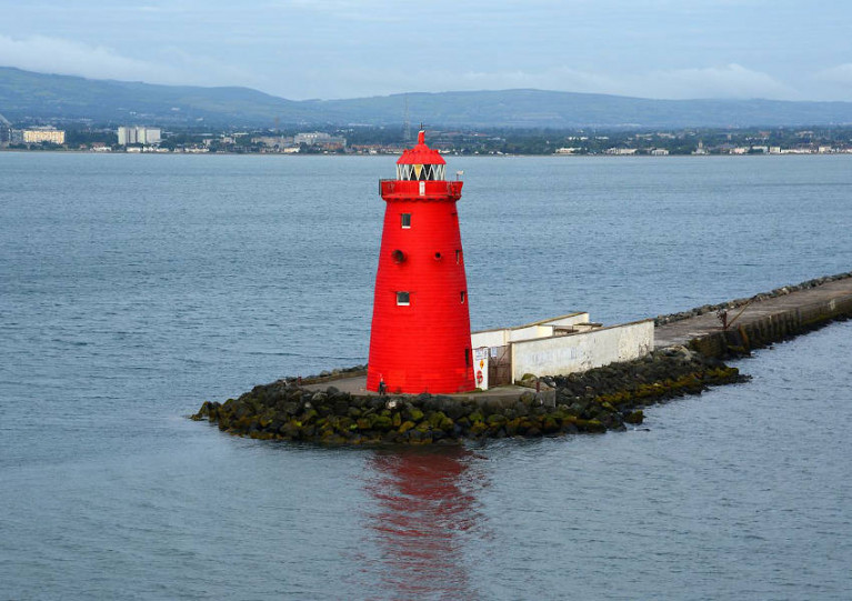 File image of Poolbeg Lighthouse at the end of the Great South Wall