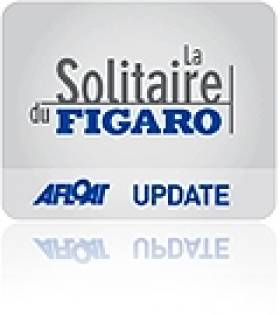 Kenefick Sails into Roscoff with La Solitaire Figaro Fleet