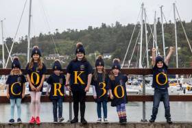Maeve Deane, Clara Deane, Dylan O&#039;Sullivan, Katie Moorehead,  Abigail O&#039;Sullivan  Pollyanna Downing and Ryan O&#039;Connell pictured at the launch of Cork300