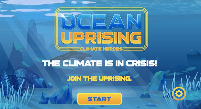 Ocean uprising - a new computer game  dedicated to ending overfishing