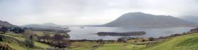 Panorama of Lough Mask in Co Mayo