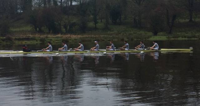Trinity's senior eight competes at Erne Head in 2017