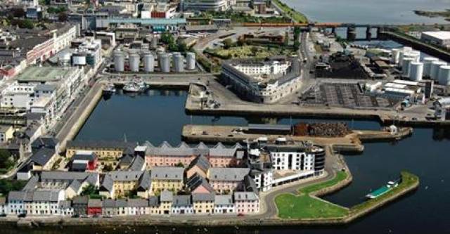 The basin of Dun Aengus Dock, Galway Port 