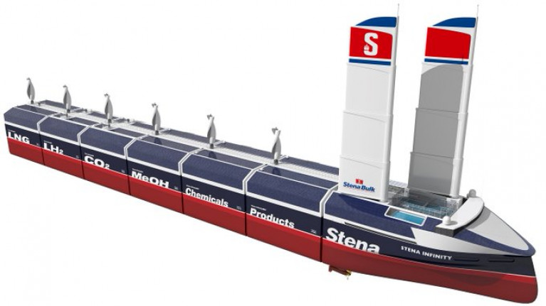 Stena Bulk's InfinityMAX concept cargo vessel design. 