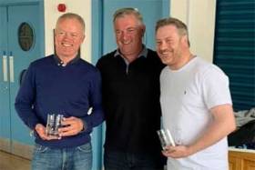 SB20 Northern winners - Jerry and Jimmy Dowling and Stefan Hyde