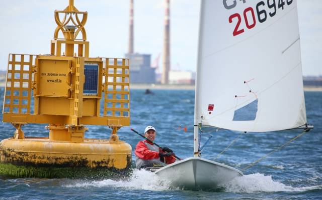 Sean Craig was the winner of last night's first of two DBSC Laser races