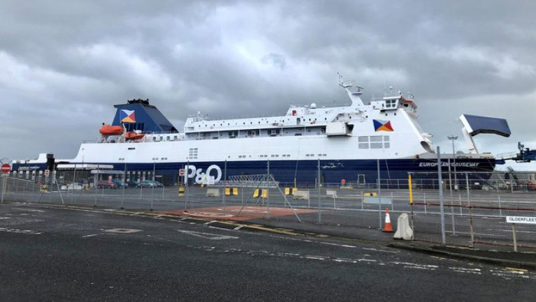 European Causeway a ropax vessel of P&amp;O Ferries route to Cairnryan, Scotland has been detained in Larne Port after being deemed &#039;unfit to sail&#039;. Afloat adds the ferry company suspended sailings on the North Channel route for more than a week ago. The route&#039;s second ship, near sister European Highlander remains berthed at the Scottish port on Loch Ryan. 