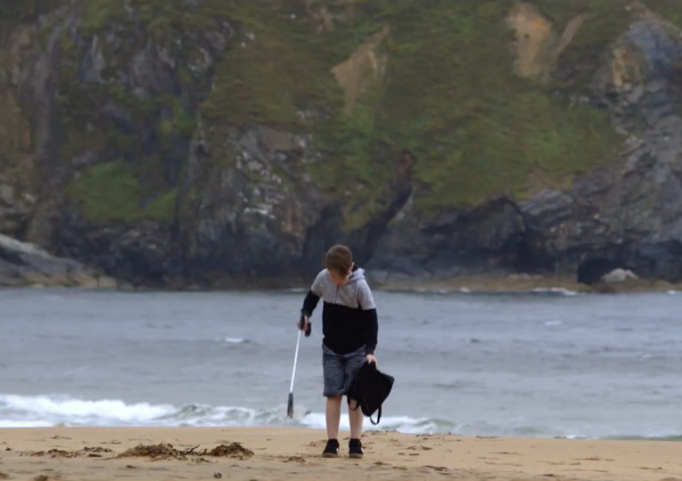 A still from the new short film by the Marine Institute