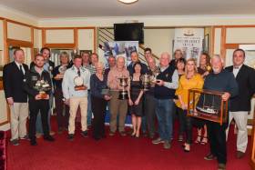 2017 Keelboat prizewinners at Royal Cork Yacht Club&#039;s Keelboat prizegiving in Crosshaven