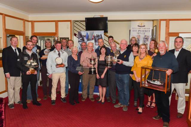 2017 Keelboat prizewinners at Royal Cork Yacht Club's Keelboat prizegiving in Crosshaven