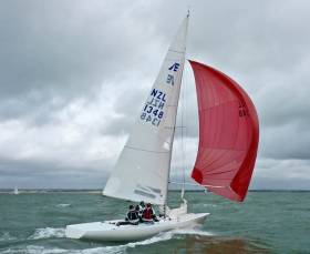 The top Etchells team today was Feng Shui, from the Royal Akarana Yacht Club, Auckland, NZ