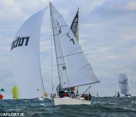 The Royal St. George Yacht Club J80 &#039;Rationel&#039; is part of the 2019 DBSC Spring Chicken fleet
