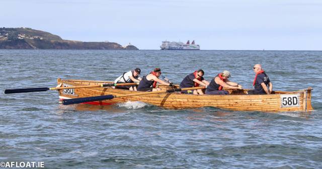 The Hobblers Challenge on Dublin Bay is a coastal rowing endurance test. Scroll down for more team photos