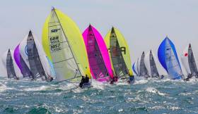 Ireland is in the top of the SB20 Worlds in Cascais