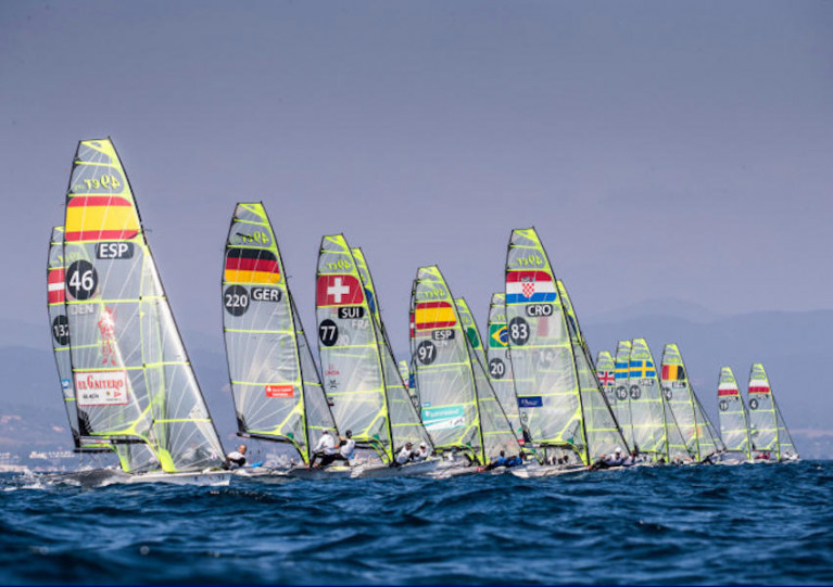 Racing at the 2018 World Cup Series Hyères
