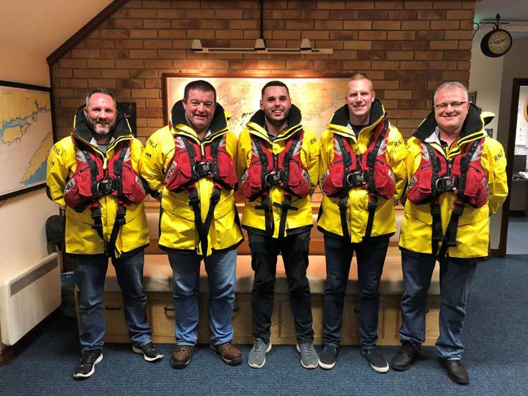 Castletownbere RNLI Medal rescue crew