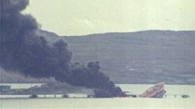 The Betelgeuse caught fire and exploded in Bantry Bay on 8 January 1979