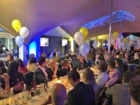 The 50th anniversary banquet in full swing on Saturday 16 June