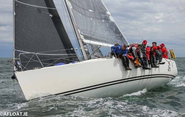 Three race wins sets John Maybury's J109 Joker II up for a successful defence of her Class One title on Dublin Bay tomorrow. Onboard Joker II is Crosshaven 2004 Olympian Killian Collins. Victory tomorrow would give the RIYC skipper four wins in a row of the ICRA title