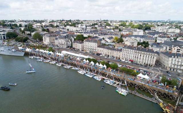 The Figaro fleet in the French port of Nantes this week. The 50th anniversary starts on Sunday and arrives in Kinsale, County Cork on June 6th
