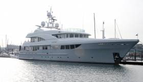 The impressive 150–foot Latitude motoryacht arrived into Dun Laoghaire marina via the northwest passage, Greenland and Iceland in 2015. It is so far the largest super yacht to berth at the town marina. Far bigger craft are looking to berth at Dun Laoghaire and represent a new market for the vacant harbour