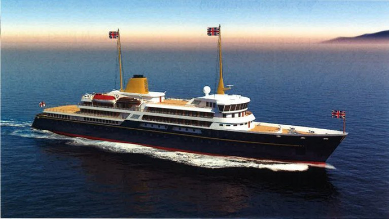 The UK prime minister says national flagship, a successor to the Royal Yacht Britannia, would promote British trade and industry around the world. As AFLOAT previously reported, the naval architect of Cunard&#039;s &#039;QM2&#039; proposed the newbuild should be built in Belfast.