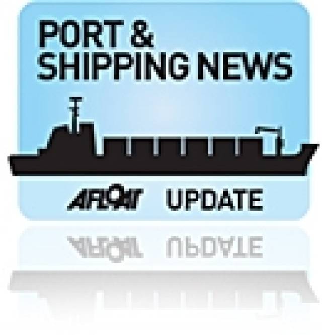 Brand New Cargoship Makes Maiden ‘Irish’ Call to Namesake Port