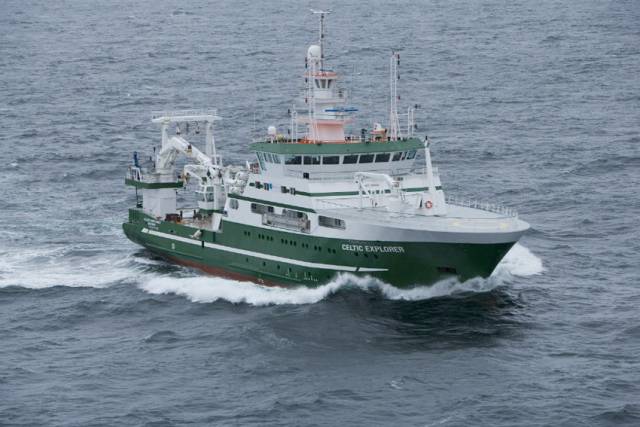 The RV Celtic Explorer will carry out this year’s groundfish survey off Donegal from 8-17 April